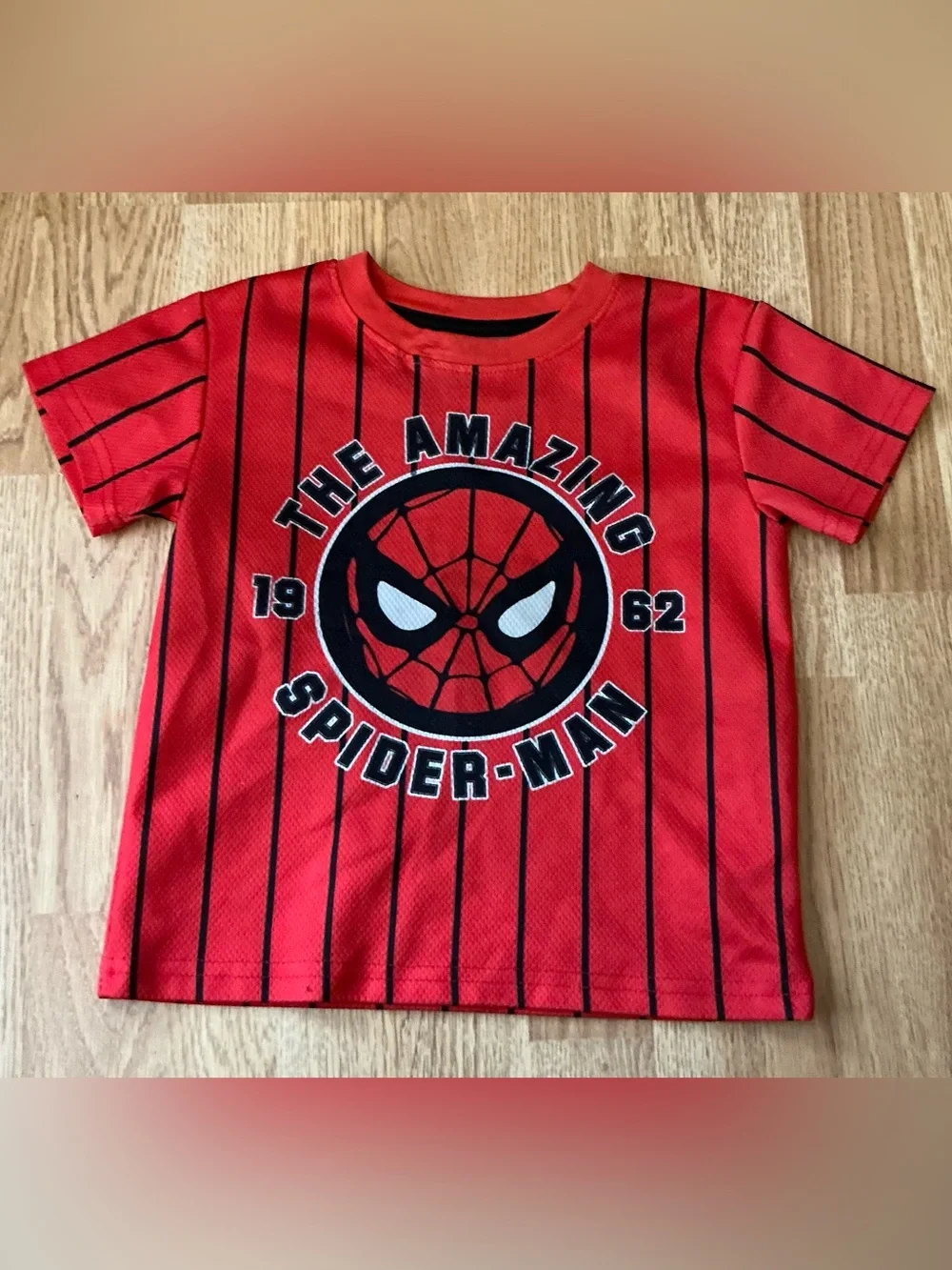 Marvel Spider-Man Red and Blue Kids Superhero Tee & Shorts Set Size 5